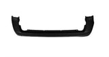 Fiat Fiorino Van 2008-2016- Rear Bumper No Sensor Holes - Black (Twin Door Models) 
