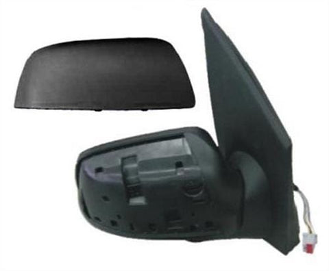 Ford Fiesta 5 Door Hatchback 2005-2008 Door Mirror Electric Heated Manual Fold Type With Black Cover Driver Side R