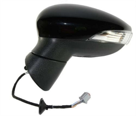 Ford Fiesta 5 Door Hatchback 2008-2012 Door Mirror Electric Heated Manual Fold Type With Primed Cover Passenger Side L