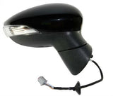 Ford Fiesta 5 Door Hatchback 2008-2013 Door Mirror Electric Heated Power Fold Type With Primed Cover Driver Side R