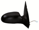 Ford Focus 3 Door Hatchback 1999-2001 Door Mirror Electric Heated Type With Black Cover Driver Side R