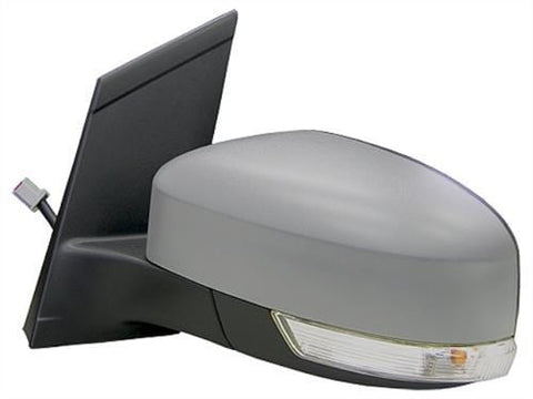 Ford Focus Saloon 2008-2011 Door Mirror Electric Heated Type With Primed Cover (No Kerb Lamp) Passenger Side L