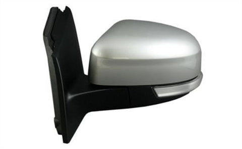Ford Focus Estate 2011-2014 Door Mirror Electric Heated Power Fold Type With Primed Cover (With Foot Lamp) Passenger Side L