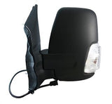 Ford Transit Van 2014-2019- Door Mirror Electric Heated Power Fold Type With Black Cover (Clear Indicator) Passenger Side L