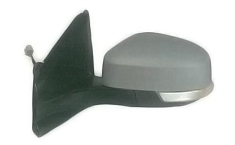 Ford Mondeo Estate 2010-2014 Door Mirror Electric Heated Power Fold Type With Primed Cover (With Foot Lamp - No Memory) Passenger Side L