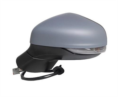 Ford Fiesta 5 Door Hatchback 2017-2022- Door Mirror Electric Heated Power Fold With Foot Lamp Passenger Side L