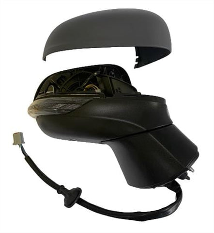 Ford Fiesta 5 Door Hatchback 2022-2024 Door Mirror Electric Heated Power Fold With Foot Lamp With Primed Cover Driver Side R