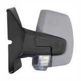 Ford Transit Custom Van 2018-2023 Door Mirror Electric Heated Power Fold For Models With No Blind Spot Monitoring System With Primed Cover Passenger Side L
