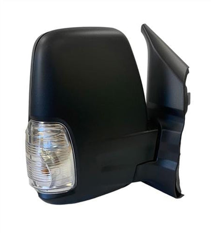 Ford Transit Van 2019- Door Mirror Electric Heated Short Arm 5W Indicator Bulb Fittings With Black Cover Driver Side R