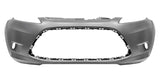 Ford Fiesta 5 Door Hatchback 2008-2012 Front Bumper No Lamp Holes - Primed (Standard Models)