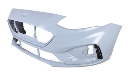 Ford Focus 5 Door Hatchback 2018-2022 Front Bumper Templates to Drill Wash Jet Holes For Models Without Automated Parking No Sensor Holes (ST-Line Models) Primed