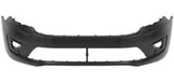 Ford Transit Connect Van 2018- Front Bumper With Lamp Holes With Templates to Drill 4 Sensor Holes and 2 Blind Spot Holes Textured