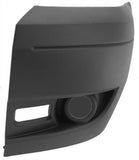 Ford Transit Van 2006-2014 Front Bumper Corner No Lamp Hole - Dark Grey Passenger Side L