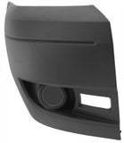 Ford Transit Van 2006-2014 Front Bumper Corner No Lamp Hole - Dark Grey Driver Side R