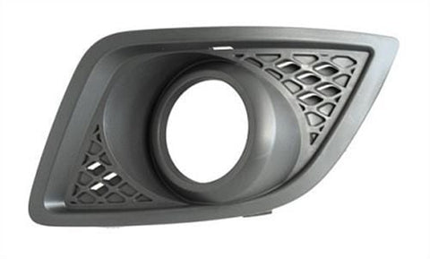 Ford Fiesta 3 Door Hatchback 2005-2008 Front Bumper Grille Outer Section With Lamp Hole (Not Zetec-S or ST Models) Passenger Side L