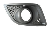 Ford Fiesta 3 Door Hatchback 2005-2008 Front Bumper Grille Outer Section With Lamp Hole (Not Zetec-S or ST Models) Driver Side R