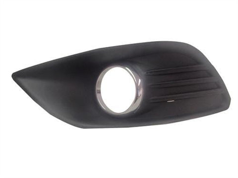 Ford Focus 3 Door Hatchback 2008-2011 Front Bumper Grille Outer Section - With Lamp Hole - With Chrome Trim Passenger Side L