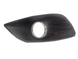 Ford Focus Cabriolet 2008-2011 Front Bumper Grille Outer Section - With Lamp Hole - With Chrome Trim Passenger Side L