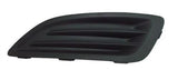 Ford Fiesta 5 Door Hatchback 2013-2017 Front Bumper Grille Outer Section - No Lamp Holes - Matt Black Passenger Side L