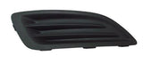 Ford Fiesta 3 Door Hatchback 2013-2017 Front Bumper Grille Outer Section - No Lamp Holes - Matt Black Driver Side R