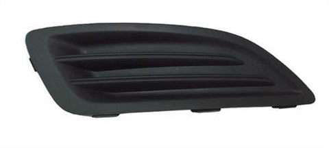 Ford Fiesta 3 Door Hatchback 2013-2017 Front Bumper Grille Outer Section - No Lamp Holes - Matt Black Driver Side R
