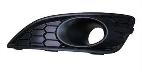 Ford Fiesta 3 Door Hatchback 2013-2017 Front Bumper Grille Outer Section - With Lamp Holes - Matt Black (Zetec-S Models) Passenger Side L