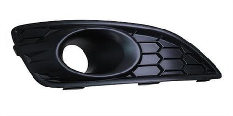 Ford Fiesta 5 Door Hatchback 2013-2017 Front Bumper Grille Outer Section - With Lamp Holes - Matt Black (Zetec-S Models) Driver Side R
