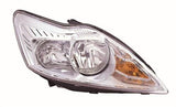 Ford Focus 3 Door Hatchback 2008-2011 Headlamp Halogen Chrome Type (No Advanced Lighting) Driver Side R
