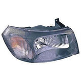 Ford Transit Van 2000-2006 Headlamp Electric & Manual Black Type Driver Side R