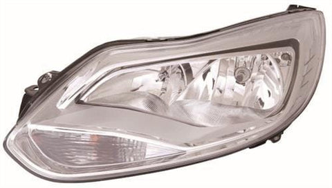 Ford Focus 5 Door Hatchback 2011-2014 Headlamp Halogen Chrome Type Passenger Side L