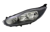 Ford Fiesta 3 Door Hatchback 2013-2017 MK7.5 Headlamp With Halogen Daytime Running Lamp - Black Passenger Side L