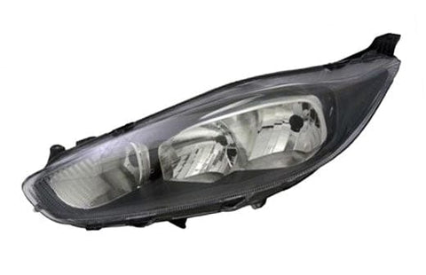Ford Fiesta 5 Door Hatchback 2013-2017 MK7.5 Headlamp With Halogen Daytime Running Lamp - Black Passenger Side L
