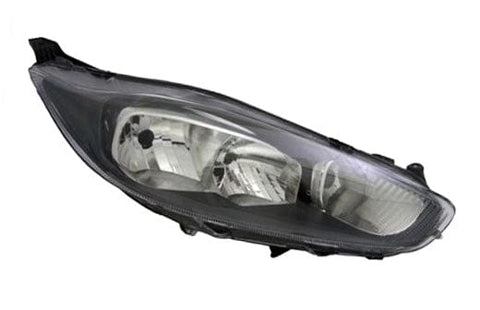 Ford Fiesta 3 Door Hatchback 2013-2017 MK7.5 Headlamp With Halogen Daytime Running Lamp - Black Driver Side R