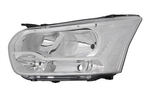 Ford Transit Van 2014-2019 Headlamp With LED Daytime Running Lamp - Chrome Passenger Side L