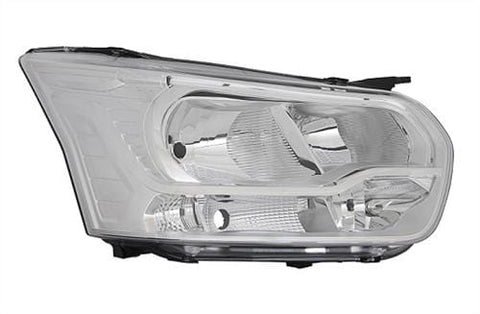 Ford Transit Van 2014-2019 Headlamp With LED Daytime Running Lamp - Chrome Driver Side R