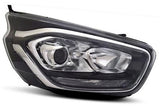 Ford Transit Custom Van 2018-2023 Headlamp With Projector Lamp With LED Daytime Running Lamp Black Driver Side R