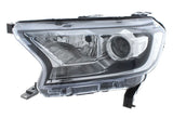 Ford Ranger Pickup 2019-2023- Headlamp Xenon With LED Daytime Running Lamp Black Passenger Side L
