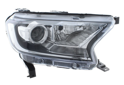 Ford Ranger Pickup 2019-2023- Headlamp Xenon Type With LED Daytime Running Lamp Black Driver Side R