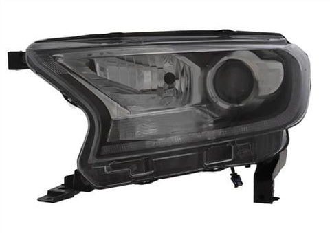 Ford Ranger Pickup 2019-2023- Headlamp Xenon With LED Daytime Running Lamp Chrome Passenger Side L