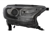 Ford Ranger Pickup 2019-2023- Headlamp Xenon Type With LED Daytime Running Lamp Chrome Driver Side R