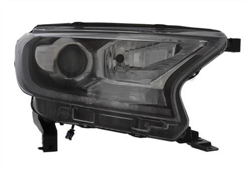 Ford Ranger Pickup 2019-2023- Headlamp Xenon Type With LED Daytime Running Lamp Chrome Driver Side R