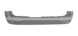 Ford Transit Connect Van 2014-2018 Rear Bumper No Sensor Holes - Primed