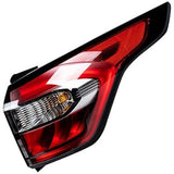 Ford Kuga Estate 2016-2020 Rear Lamp Outer Section LED Type Red & Clear Driver Side R