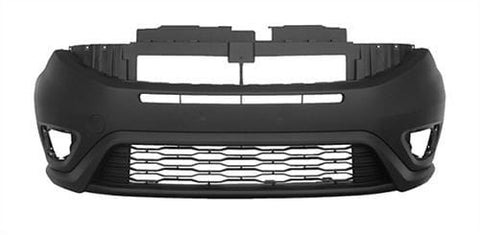 Fiat Doblo Van 2015-2022- Front Bumper No Wash Jet Holes - With Lower Grille - Textured