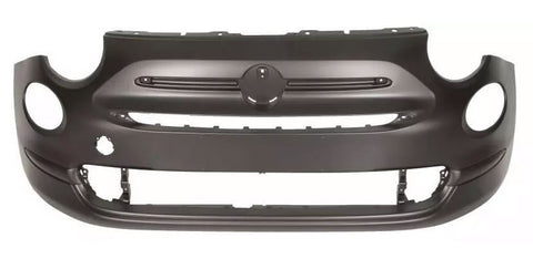 Fiat 500 Hatchback 2015-2025- Front Bumper No Chrome Trim Type - Primed (Not S/Abarth Models)