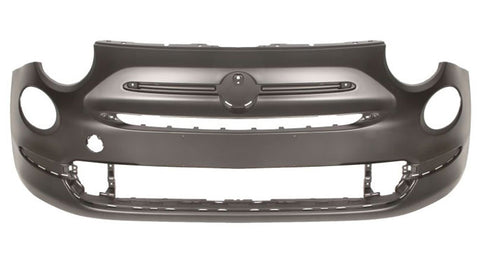 Fiat 500 Cabriolet 2015-2025- Front Bumper With Chrome Trim Type - Primed (Not S/Abarth Models)