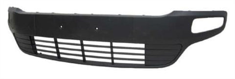 Fiat Punto Evo 3 Door Hatchback 2010-2012 Front Bumper Grille Lower Section No Lamp Hole Carbon Metal 