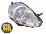 Fiat Grande Punto 3 Door Hatchback 2006-2010 Headlamp Chrome 7 Pin 14 Hole Type (2006-2010) Driver Side R