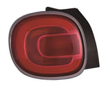 Fiat 500L MPV 2013-2017 Rear Lamp Not LED Type Chrome Surround Passenger Side L