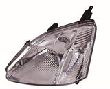 Honda Civic 5 Door Hatchback 2001-2003 Headlamp All Models - Except Sport Chrome Passenger Side L
